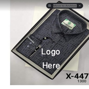 Meilleure vente chemise formelle de bureau pour hommes 100% coton manches longues saison d'automne qualité supérieure Bangladesh prix supérieur à l'exportation - Product Image 4
