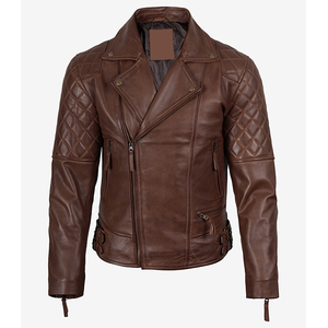 2026 OEM Top Trending Genuine Dark Brown Cowhide Leather <b>Jacket</b> For Men's 100%High Quality Low MOQ Winter Fashion <b>Heated</b> <b>Jackets</b> - Product Image 5