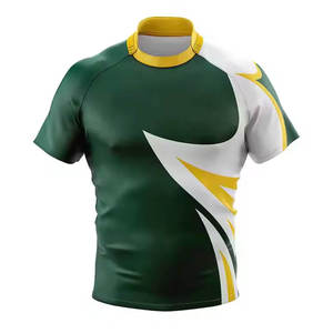 เสื้อรักบี้ผู้ใหญ่ไซส์ใหญ่สั่งทำขายส่ง ระบายอากาศได้ดี คุณภาพสูง พิมพ์ลายดิจิทัล ชุดทีมแบบกำหนดเองได้ MOQ ต่ำ รับผลิตแบบ OEM ODM - Product Image 6