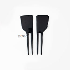 Horquilla para el Cabello de Cuerno de Búfalo Natural Hecha a Mano con 2 Puntas, Acabado Liso, Pinza para el Cabello Unisex de Uso Diario, Elegante y Sostenible para Peinado - Product Image 6