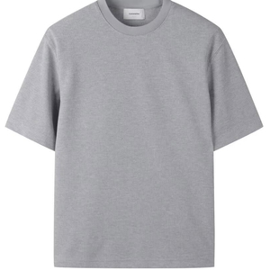 Camiseta Unisex con Logotipo Personalizado OEM, Ecológica, Antibacteriana, 100% Algodón, Cuello en V, Tela Dobby, Estampado con Marca de Agua, Corte Regular - Product Image 1