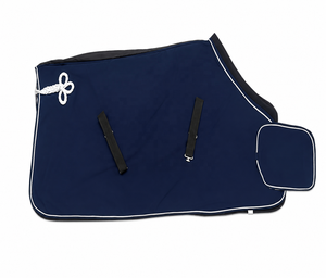 Wool Horse Rug Purple Black Trim Superior Warmth Comfort Polyester Outdoor Equipped Adjustable <b>Straps</b> <b>Buckle</b> Manufacturer Kanpur - Product Image 3