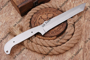 Couteau de camping, de chasse et de sports de plein air multifonctionnel à lame fixe de 8 pouces en acier au carbone personnalisable - Grade industriel - Product Image 3