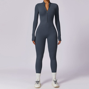 Vêtements de sport pour femmes, nouvelle combinaison de yoga pour femmes de haute qualité à 100%, combinaison de sport grande taille pour la salle de sport - Product Image 4