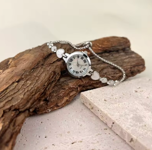 Reloj de pulsera circular de moda para mujer, venta al por mayor de fábrica, reloj de cuarzo con números romanos, nuevo estilo, regalo para mujer - Product Image 4