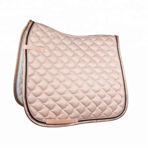Free Sample Top Notch Basic All Purpose English Glitter Saddle Pad Equestrian Riding Pad Dressage Glitter Horse Riding Pads - Product Image 4