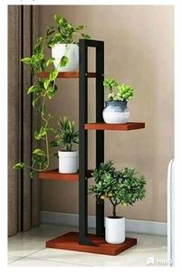 metal plant <b>pot</b> <b>stand</b> multi tier indoor outdoor planter holder rack decorative garden balcony living room stylish plant display - Product Image 2