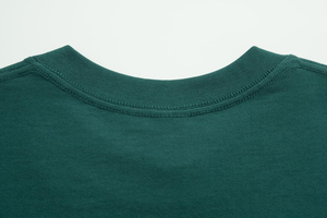 T-shirt de luxe pour homme en coton épais, coupe oversize à épaules tombantes, avec logo personnalisé, t-shirt vierge uni en stock - Product Image 4