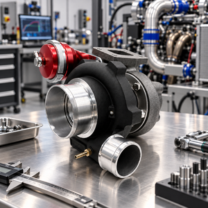Turbocompresseur hybride RY TURBO T25 Flange 53/45 pour configurations turbo compatibles, nouvelle soupape de décharge - Product Image 1