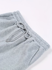 Girls Kangaroo Pocket Hooded <b>Sweater</b> <b>Set</b> | Multi Channel Drawstring Waist Lounging Tracksuit | Plain Aesthetic Active <b>Set</b> - Product Image 5