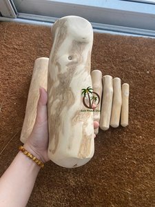 Jouet à mâcher pour chien en bois naturel et écologique - Plusieurs tailles disponibles, sûr pour le nettoyage des dents et l'entraînement - Product Image 4