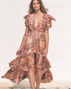 Robe en soie Vintage pour femmes, style bohème, Sari indien, styliste, 2020 - Product Image 1