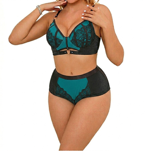 Sujetador de encaje sexy para mujer, de alta calidad, con aros y tirantes ajustables, para fiesta - Product Image 1