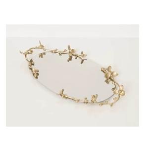 Bandejas de Frutas de Aluminio de Lujo con un Brillo Metálico Brillante, Diseño Ecológico y Moderno para Mesas de Comedor para Bodas - Product Image 3