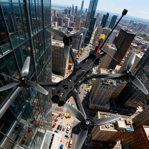 โดรน FPV ความเร็วสูง 10 นิ้ว ความเร็วสูงสุด 153 กม./ชม. ระยะบินแนวนอน 20 กม. มอเตอร์ 3115 คาร์บอนไฟเบอร์ ระยะไกล โดรนควอดคอปเตอร์ FPV ฟรีสไตล์ - Product Image 3