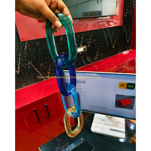 Decoración de Pared Multiusos con Eslabones de Resina Epoxi Artísticos Personalizados para Proyectos de Bricolaje, Separador de Ambientes con Diseño de Ángel - Product Image 3