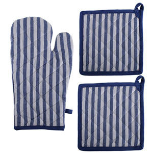 Maniques et gants de cuisine 100% coton, résistants à la chaleur, imperméables et lavables au lave-vaisselle - Product Image 6