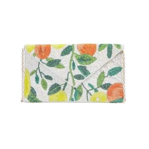 Sac à main pliable tendance en perles multicolores pour motif coquillage, accessoire d'été tendance pour femmes, bandoulière chaîne, sac à main de créateur unique - Product Image 2