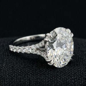 Anillo de Boda Delicado de Oro Blanco de 8k con Diamantes Certificados por IGI para Mujer, Elegante Anillo de Compromiso con Engaste de Puntas, Regalo de Joyería para Fiesta - Product Image 2