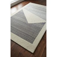 Tapis artisanal de luxe de haute qualité au design moderne, extra épais et antidérapant, fabriqué en Inde, en promotion pour usage domestique