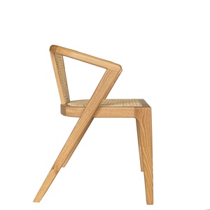 Hot Selling Modern Solid Wood <b>Dining</b> <b>Chair</b> <b>Rattan</b> PU Fabric Rubber Vietnam for Home Kitchen Restaurants Quality Home Furniture - Product Image 6