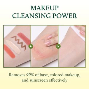 น้ำมันทำความสะอาดผิวหน้า YADAH Cactus Deep Cleansing Oil สำหรับล้างเครื่องสำอาง ทำความสะอาดรูขุมขน ควบคุมความมัน ให้ความชุ่มชื้น ปราศจากพาราเบน เหมาะสำหรับผู้ทานวีแกน - Product Image 3