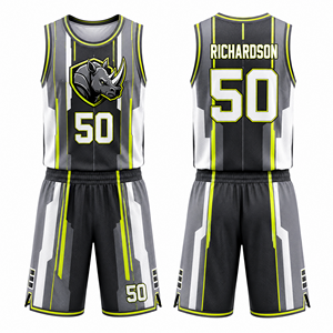 Tenue de basketball à séchage rapide, personnalisable, vente en gros, faible MOQ, export, livraison rapide, commande d'échantillon, production, personnalisation directe, abordable - Product Image 3
