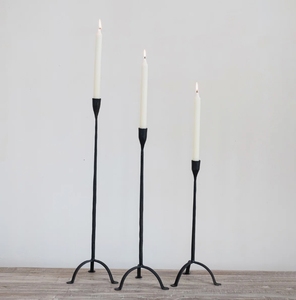 <b>Black</b> Metal Handmade Eco-Friendly Waterproof Durable 5-Arm Taper Candle <b>Holder</b> Modern Matte <b>Candlestick</b> Stand Dining Table - Product Image 1