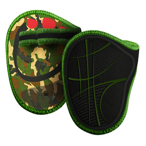 Camo Style Gym Workout Safety Accessories Natural Rubber Hand Grip <b>Pad</b> for Weightlifting and Bodybuilding PVC Material Grip <b>Pad</b> - Product Image 4
