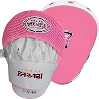 FARABI SPORTS Cible de boxe en cuir PU durable avec logo personnalisé, mousse EVA souple et écologique pour MMA, Muay Thai, Taekwondo