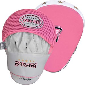 Cible de boxe en cuir PU avec logo personnalisé FARABI SPORTS, mousse EVA souple et écologique pour l'entraînement de MMA, boxe, Muay Thai, Taekwondo - Product Image 5