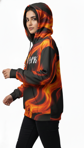 Sweat à capuche unisexe oversize tendance pour l'hiver avec design brodé de qualité supérieure, écologique, pour la mode urbaine et les tenues décontractées - Product Image 5