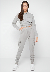 Wholesale Supplier offers 100% Cotton fashionable lounge wear tracksuits with Custom Logo and Professional Service trade. - Product Image 2