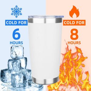 Borraccia Termica da Viaggio in Acciaio Inossidabile da 20oz con Doppia Parete Sottovuoto e Coperchio, Tazza da Caffè/Bottiglia d'Acqua per l'Uomo - Product Image 3