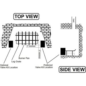 6VK-SH3001 Kit valvola pilota a scintilla automatica WiFi per la casa intelligente con dispositivo elettronico a Gas propano liquido (gpl) per caminetto con Timer di accensione/spegnimento - Product Image 5