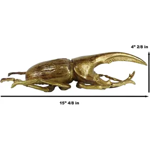 Sculpture Métallique Décorative Élégante, Accent Artistique pour la Maison, Idéale pour la Décoration de Salon de Luxe, Tendance, Design Plaqué Or Rond - Product Image 1