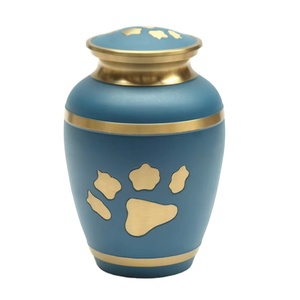 Urne funéraire cylindrique moderne en aluminium pour crémation humaine, impression personnalisée, capacité 3-4L, glaçure artisanale sur mesure, souvenir funéraire - Product Image 5