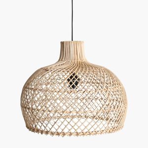 Abat-jour en rotin tissé à la main pour éclairage suspendu et plafonnier, proposé aux acheteurs OEM, fabriqué en rotin naturel au Vietnam. - Product Image 5