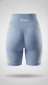 Shorts de sport pour femme, taille haute, sans couture, respirants, effet push-up, style streetwear, pour la gym, le cyclisme, le fitness, l'athlétisme et le yoga - Product Image 5
