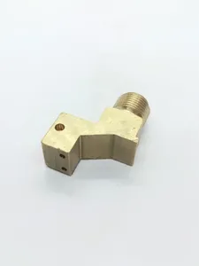 อุปกรณ์เชื่อมต่อท่อทองเหลืองกลึง CNC เกรด C28000 ขัดเงาสีทอง สำหรับงานเจาะ กัด กลึง อุปกรณ์เชื่อมต่อสำหรับงานอุตสาหกรรม - Product Image 4