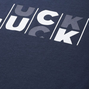 Camiseta cómoda 100% poliéster y algodón con logo personalizado, cuello redondo, color liso, camiseta básica de gramaje pesado para verano. - Product Image 5