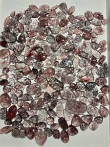 MAHNAJ GEMS Natural Super Seven Quartz Gemstone Polished Oval & Mixed-Cut Cabochons Customizable Loose <b>Stones</b> for Jewelry Making - Product Image 3