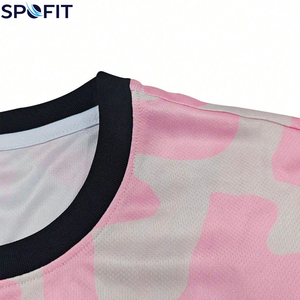 Camiseta de Fútbol para Mujer, Nuevo Diseño, Logotipo y Nombre Personalizados, 100% Poliéster, Hecha a Medida - Product Image 4