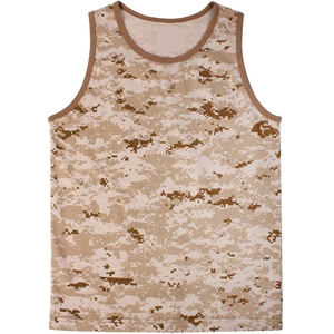 Camiseta sin mangas para hombre al por mayor, ligera, de verano, para gimnasio, con logo personalizado, de algodón, transpirable, para deporte y fitness. - Product Image 3