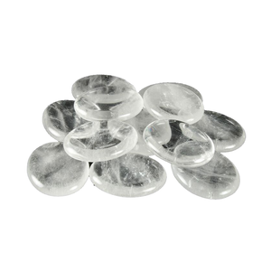 Pierre de pouce en cristal transparent, pierre réglable, Quartz, soins, soin, cristal naturel - Product Image 6