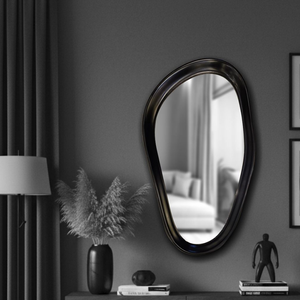 Upgrade your interior with this premium PU-coated frame <b>mirror</b>, designed for modern elegance and lasting durability - Product Image 1