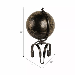 Globe Decorative <b>Object</b> for Home Decoration Sculpture 7x6.75 Inches Handmade Traditional Decor for Tabletop Display - Product Image 4