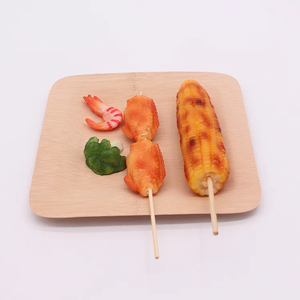 Customizable <b>Compostable</b> BPA Free Strong 100% Natural Biodegradable Eco Friendly Plant Areca Palm Leaf Plates for Giveaways - Product Image 6