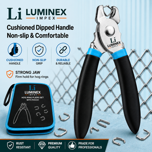 LUMINEX IMPEX LUB=113 <b>Long</b> <b>Nose</b> Stainless Steel Lightweight Smooth Work Jewelry Making Polishing Pliers for Bracelet Making DIY - Product Image 3