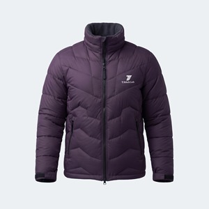 Chaqueta de Invierno para Hombre, Acolchada, con Cuello Camisero, Resistente al Viento, de Color Sólido, Corte Regular, Relleno de Poliéster, Estilo Casual, Ropa Urbana - Product Image 1